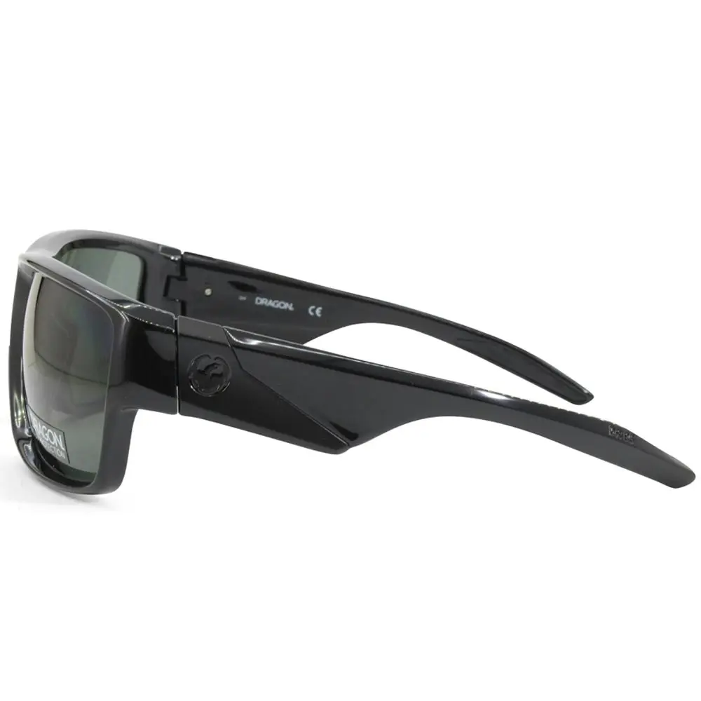 Dragon Deadlock LL 41899-001 Shiny Black/Smoke Polarised Men's Sport Sunglasses