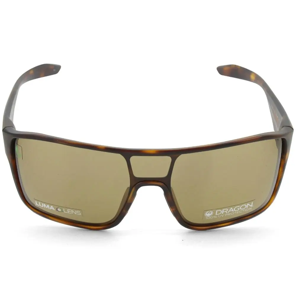 Dragon Tolm LL 41991-246 Matte Tortoise/Brown Men's Designer Shield Sunglasses