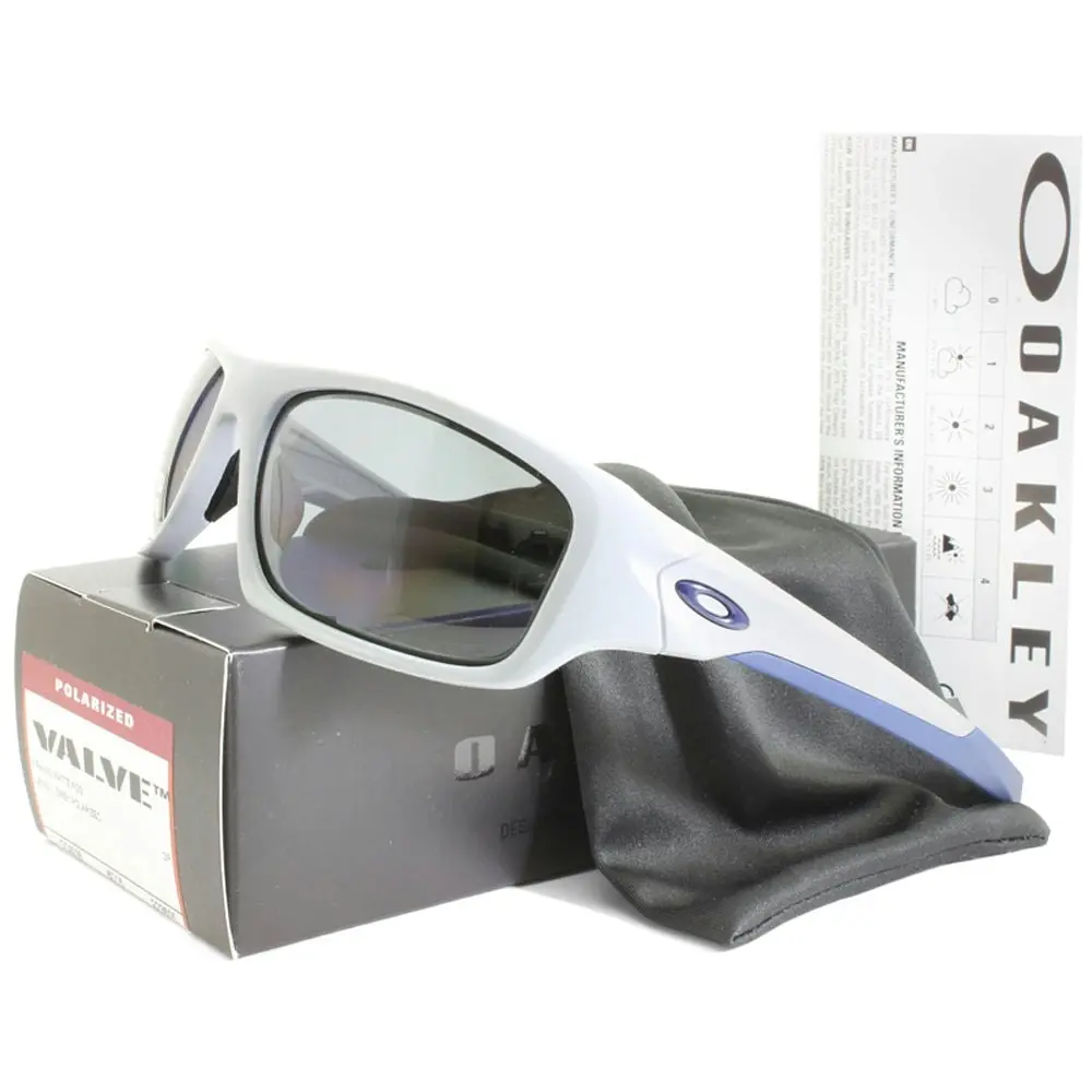 Oakley Valve OO9236-05 Matte Fog/Grey Polarised Men's Sport Sunglasses