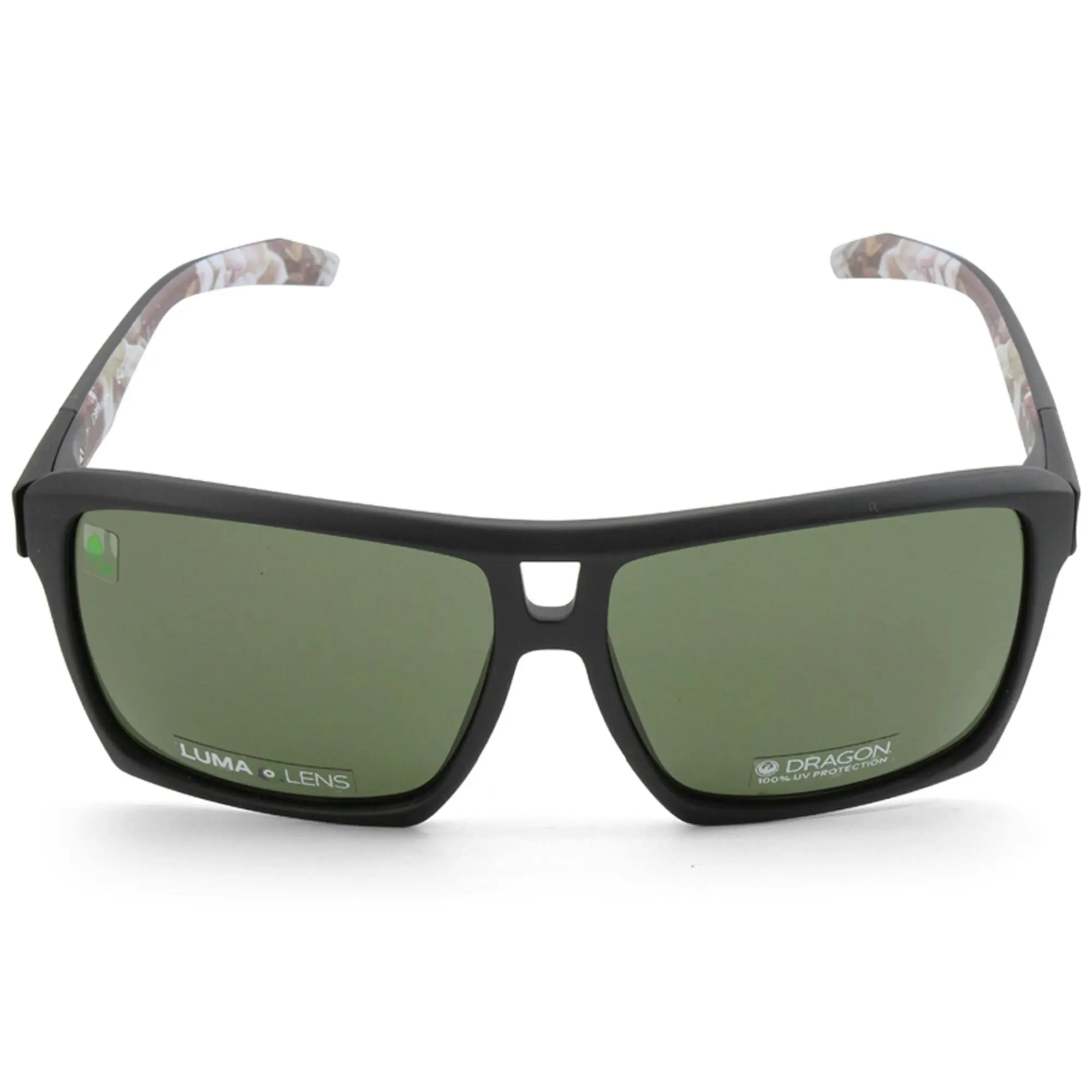 Dragon The Verse LL Matte Black/Grey Men's Rectangular Sunglasses