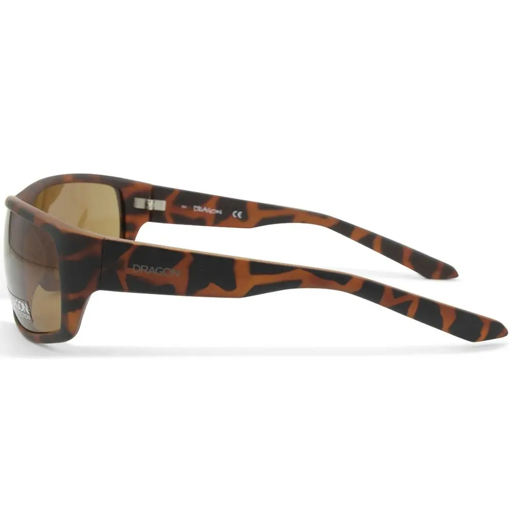 Dragon Ventura XL Matte Tortoise/Bronze Unisex Sports Wrap-Around Sunglasses