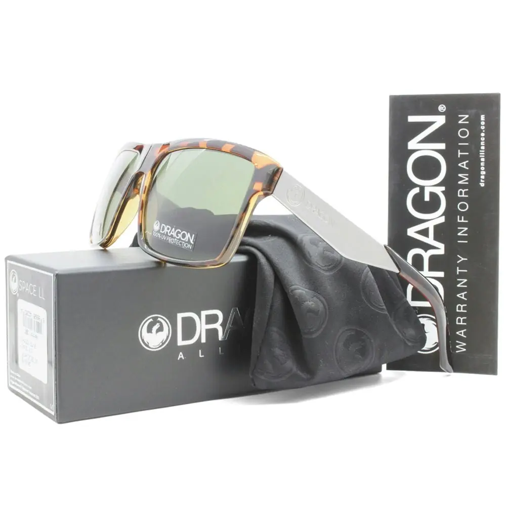 Dragon Space LL Shiny Dark Tortoise/G15 Luma Lens Men's Designer Sunglasses