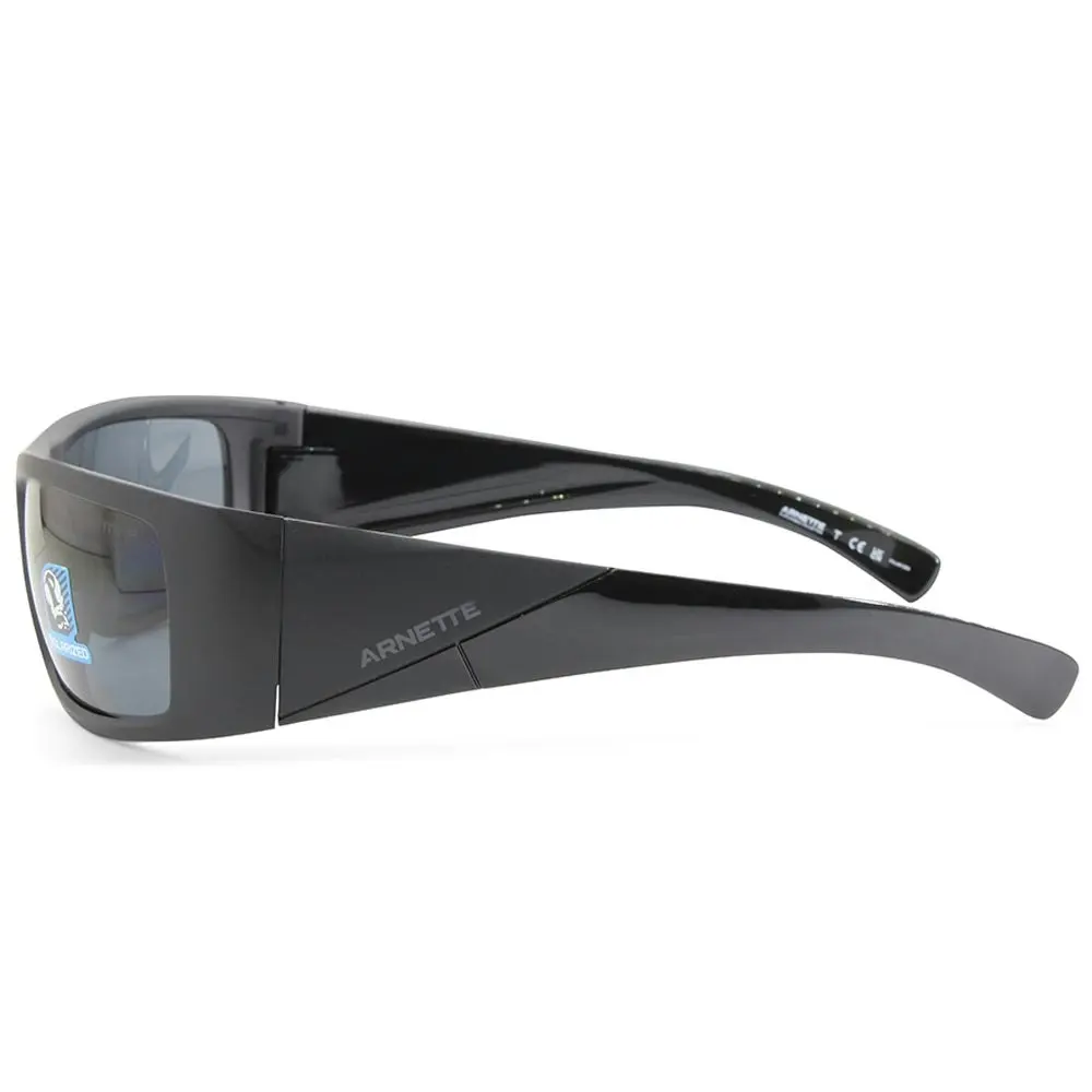 Arnette Neuralyzer Matte Black/Dark Grey Polarised Mens Sunglasses AN4286 270881