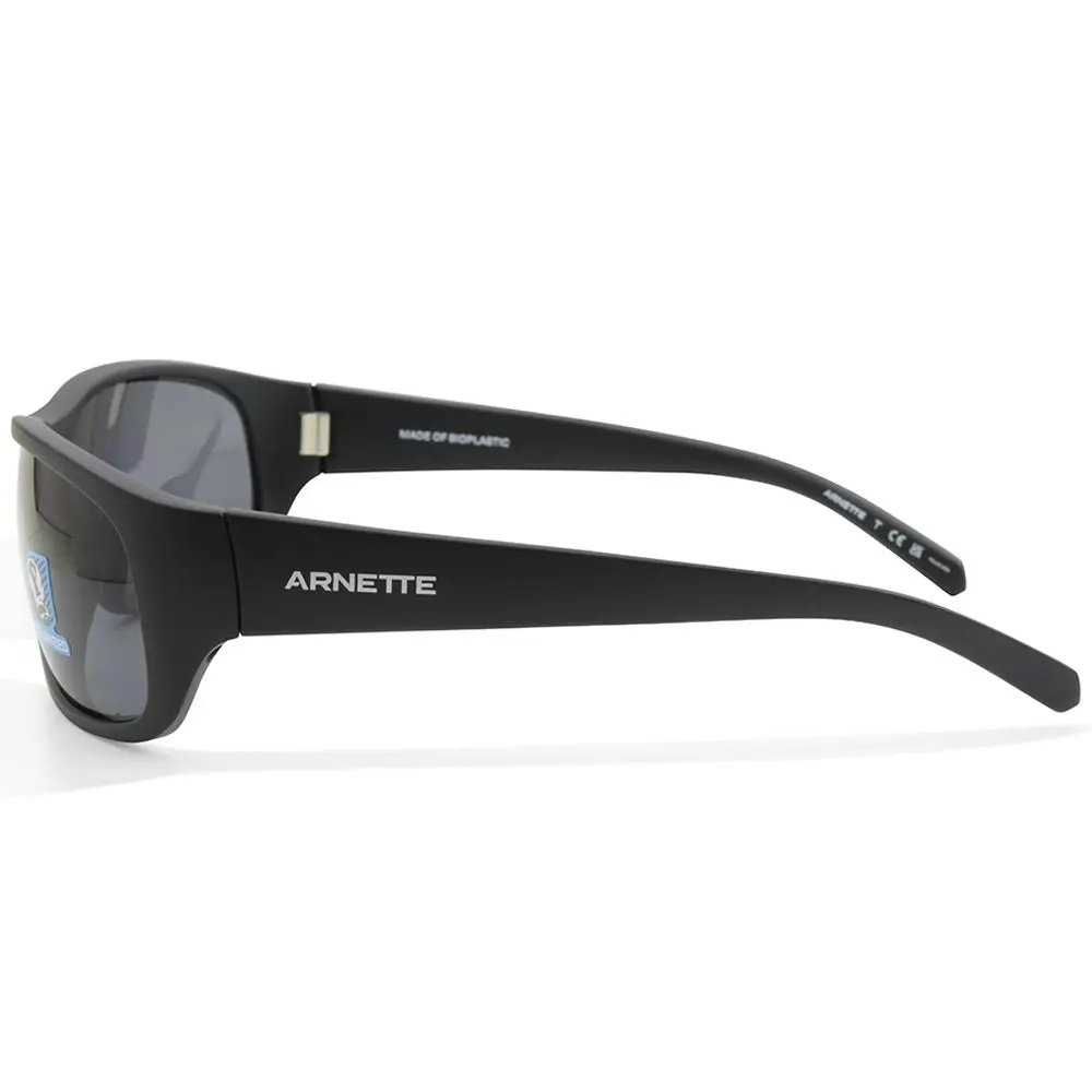 Arnette Uka-Uka Matte Black/Dark Grey Polarised Men's Sunglasses AN4290 275881