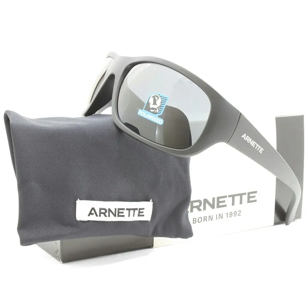 Arnette Uka-Uka Matte Black/Dark Grey Polarised Men's Sunglasses AN4290 275881