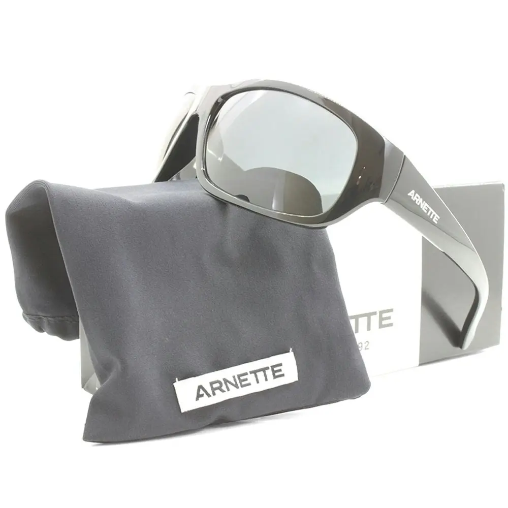 Arnette Uka-Uka Shiny Black/Grey Men's Sports Sunglasses AN4290 275387