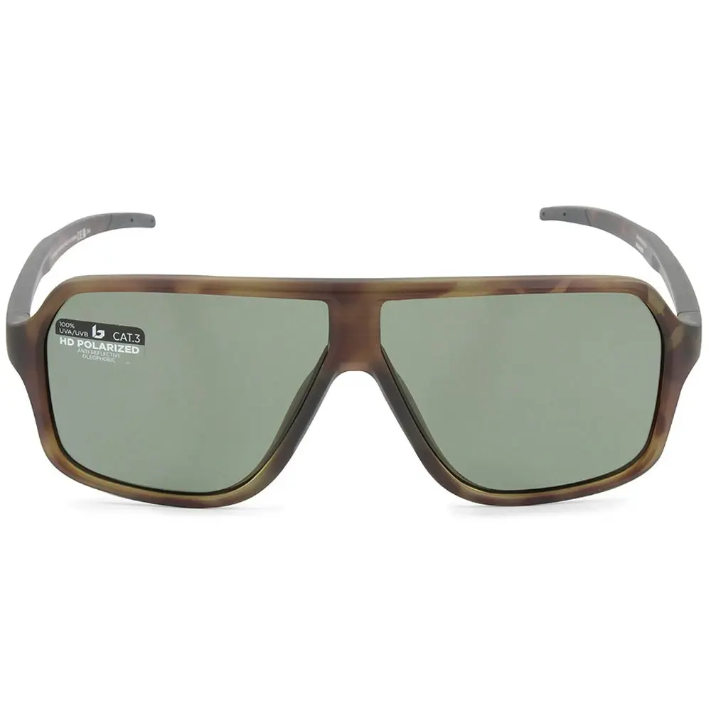 Bolle Prime Matte Dark Tortoise/Grey Axis Polarised Men's Sunglasses BS030004