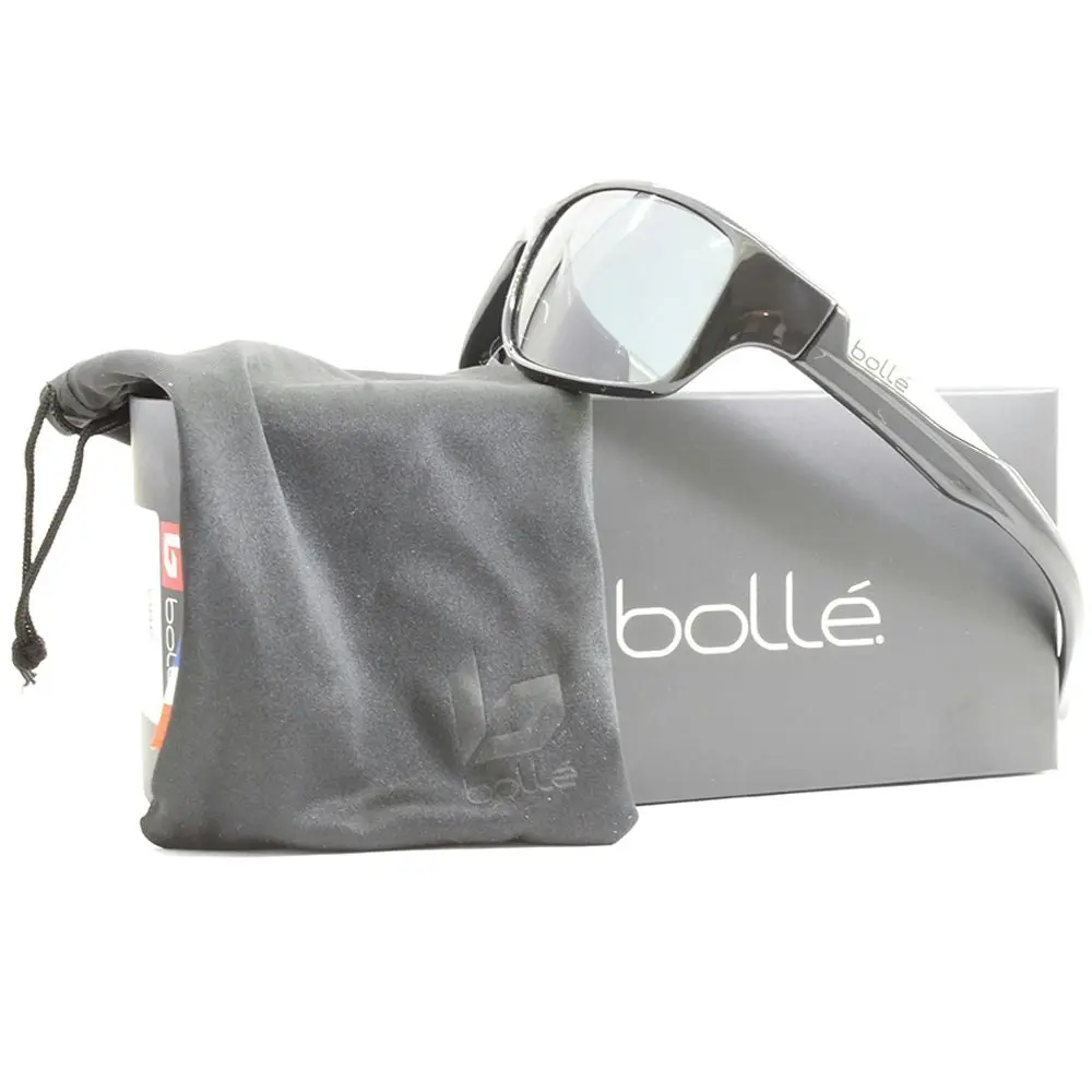 Bolle Vibe Shiny Black/Grey TNS Men's Sports Sunglasses 11651