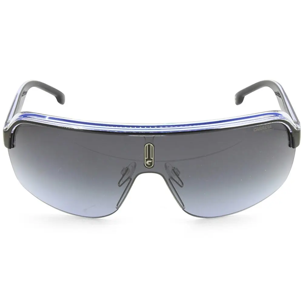 Carrera Topcar 1/N Blue on Clear/Grey Gradient Unisex Sunglasses T5C/9O