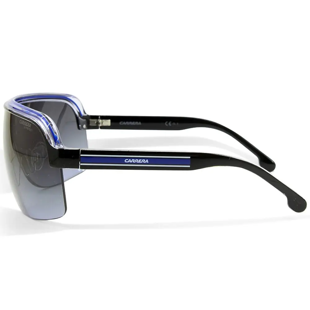 Carrera Topcar 1/N Blue on Clear/Grey Gradient Unisex Sunglasses T5C/9O