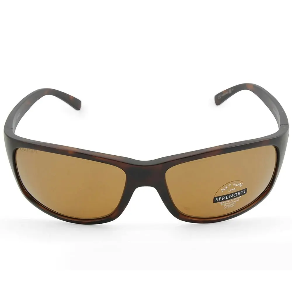 Serengeti Borimo Matte Dark Tortoise/Brown Drivers Polarised Men's Sunglasses 8166