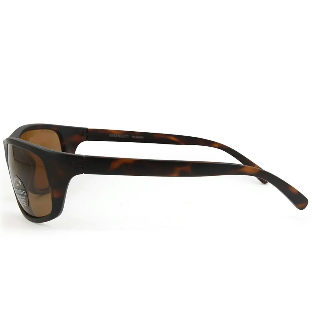 Serengeti Borimo Matte Dark Tortoise/Brown Drivers Polarised Men's Sunglasses 8166