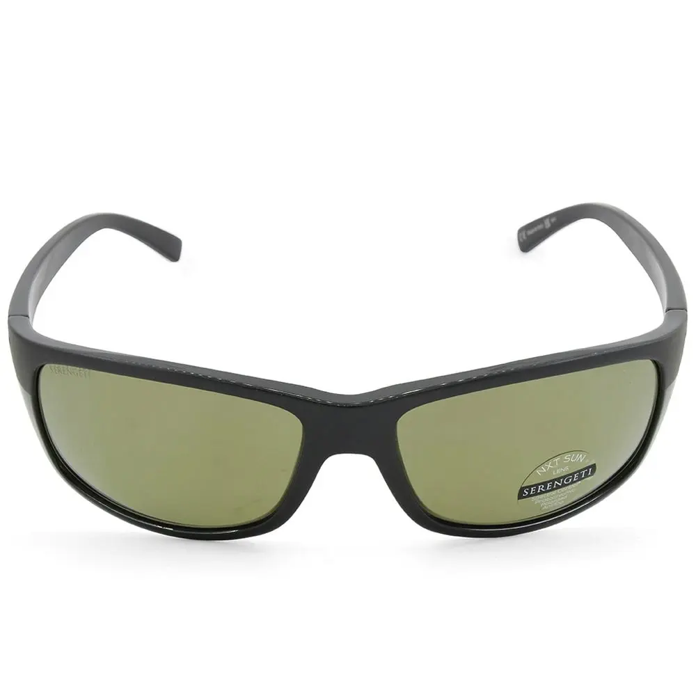 Serengeti Borimo Matte-Shiny Black/PHD 2.0 Green Polarised Men's Sunglasses 8164