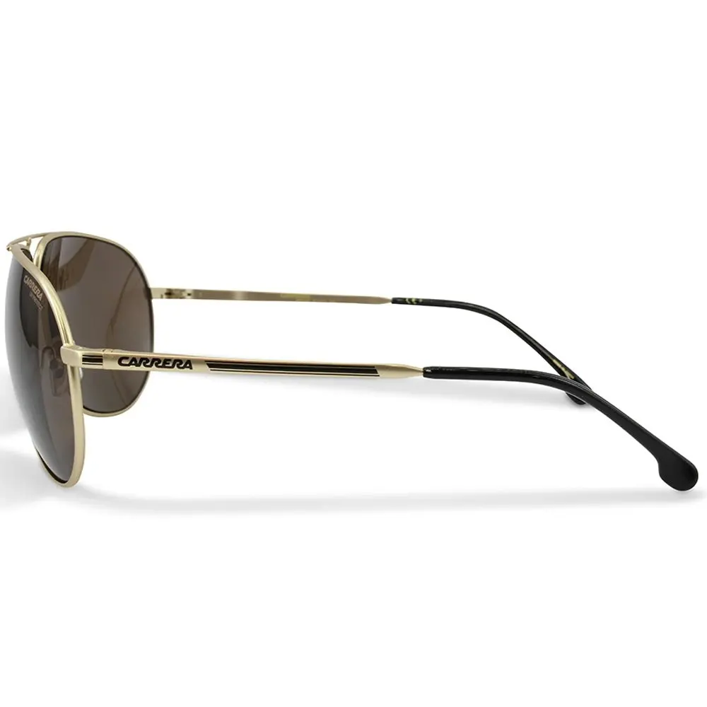 Carrera Gipsy 65 Matte Gold/Brown Unisex Designer Pilot Sunglasses AOZ-70