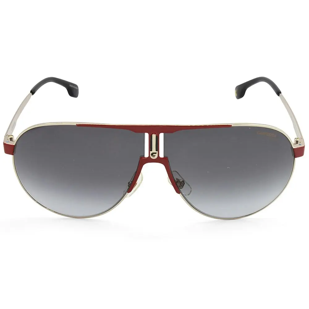 Carrera Shiny Red-Gold/Grey Gradient Unisex Pilot Sunglasses 1005/S AU2-9O