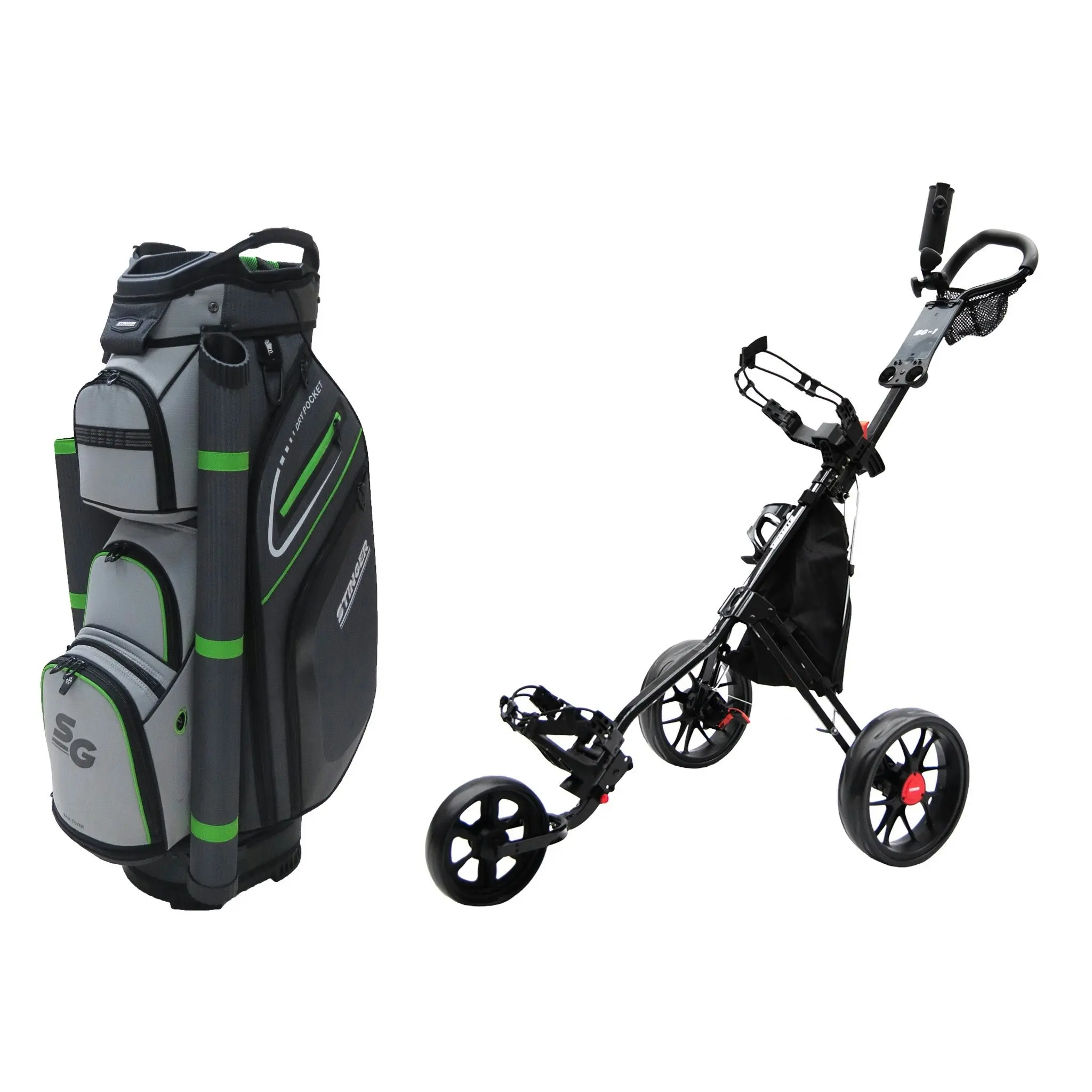 Stinger SG-1 Golf Buggy & Golf Bag Bundle