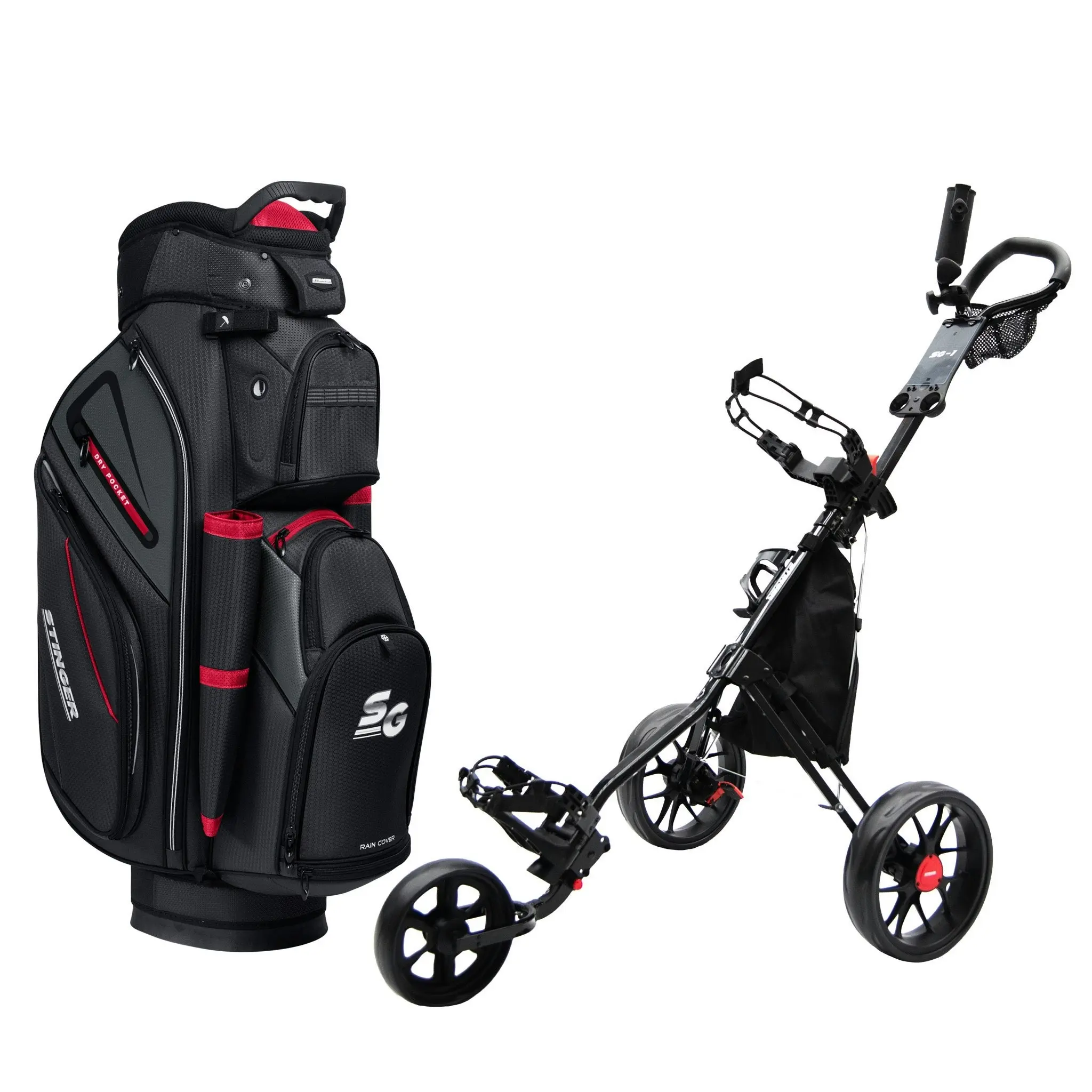 Stinger SG-1 Golf Buggy & Golf Bag Bundle