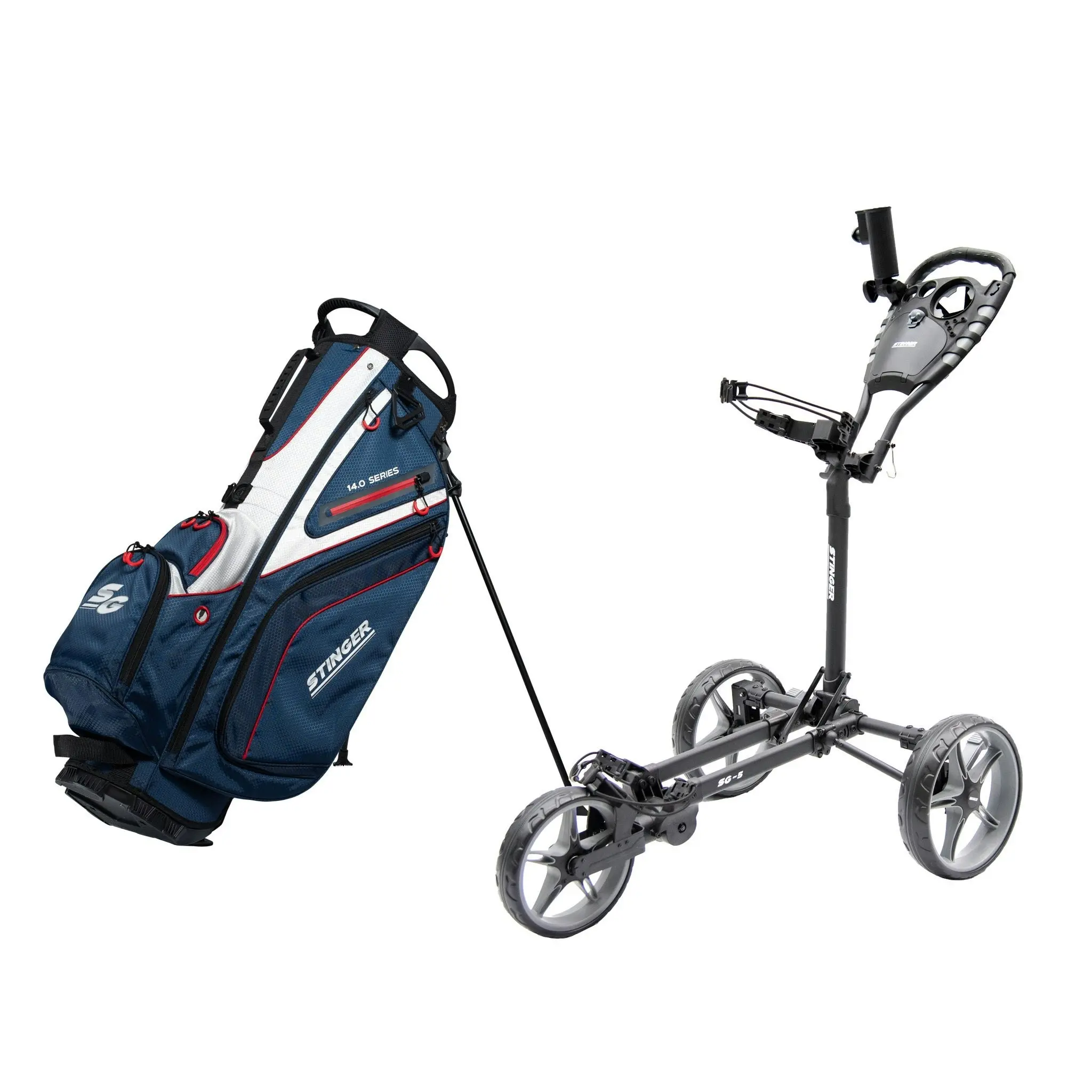 Stinger SG-5 Golf Buggy & Golf Bag Bundle