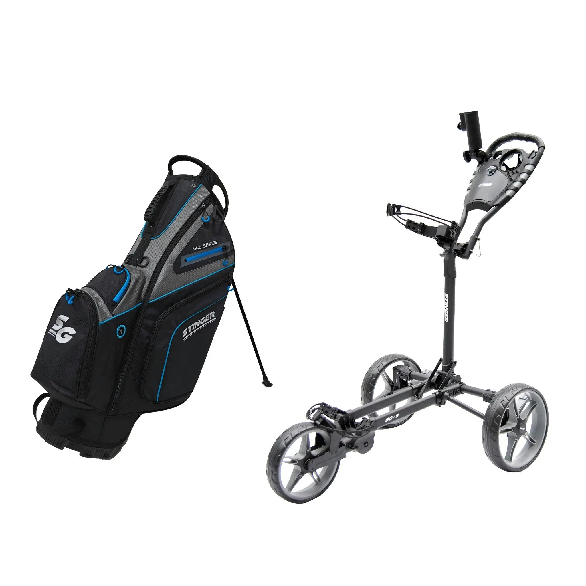 Stinger SG-5 Golf Buggy & Golf Bag Bundle