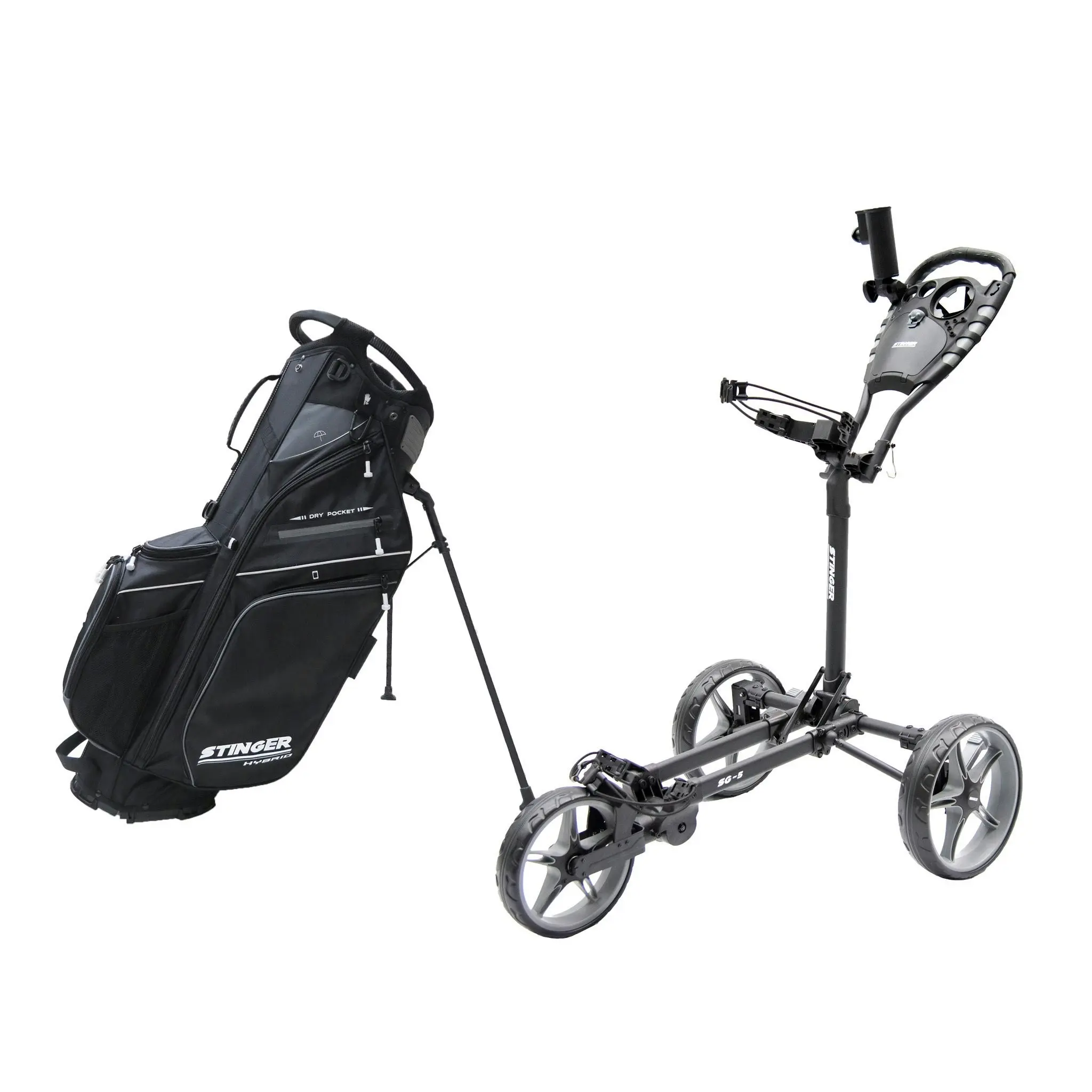 Stinger SG-5 Golf Buggy & Golf Bag Bundle