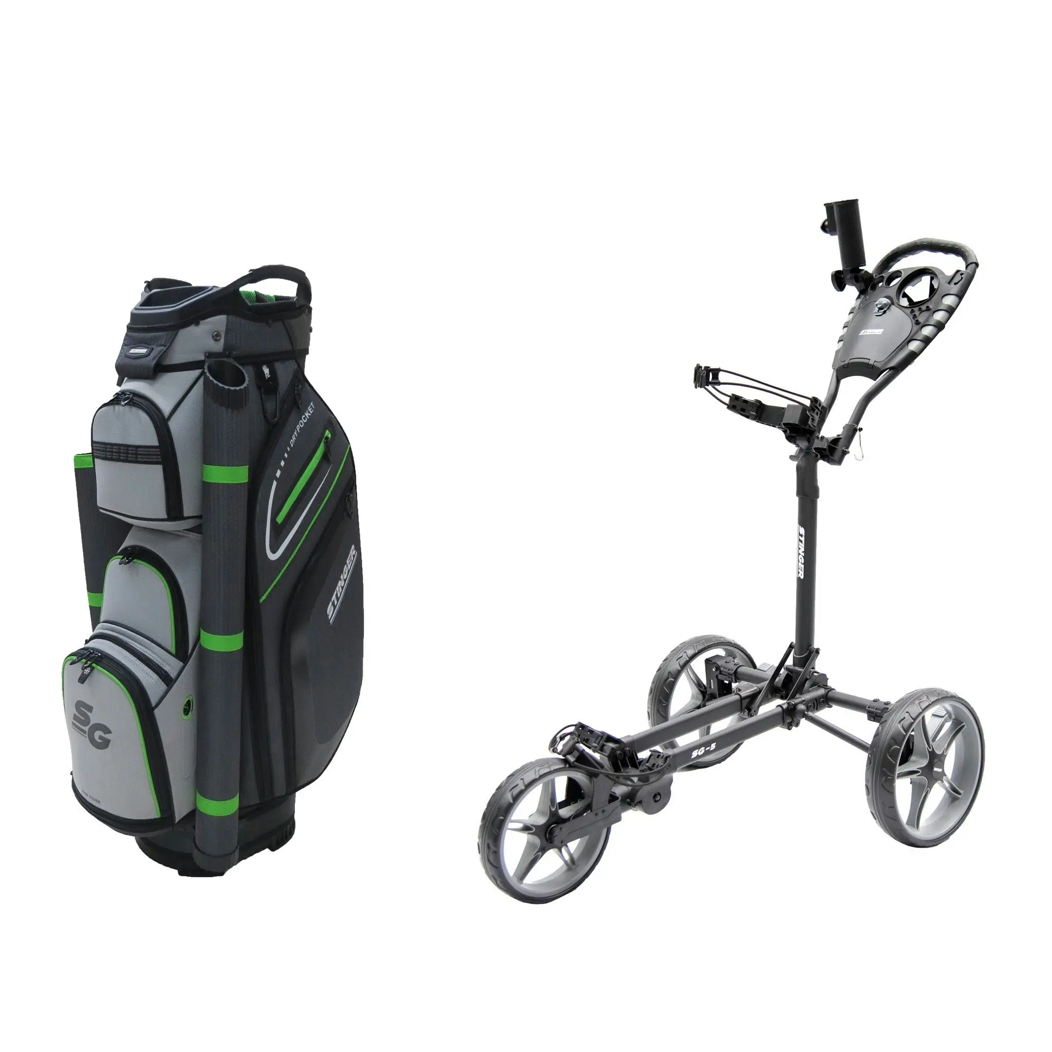 Stinger SG-5 Golf Buggy & Golf Bag Bundle