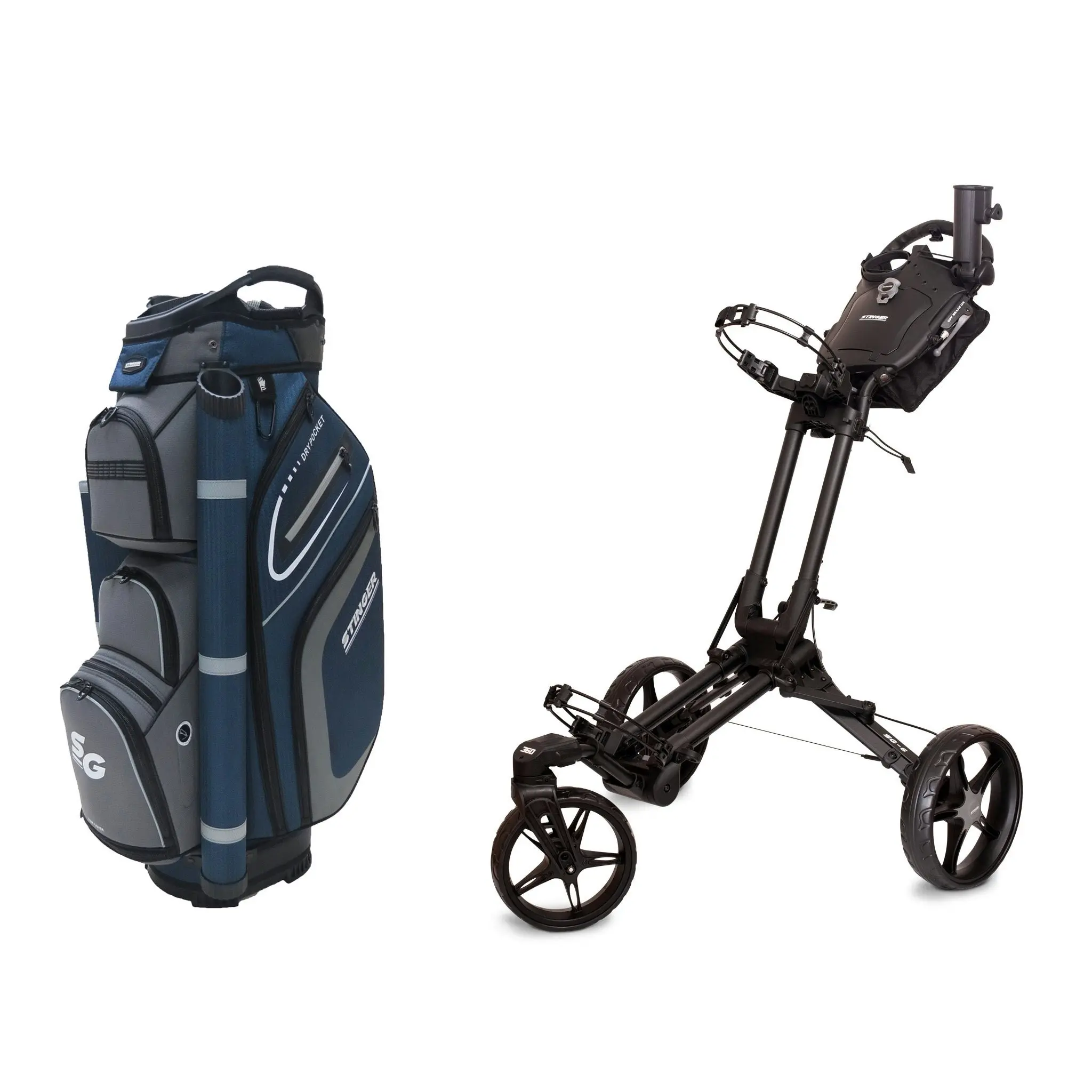 Stinger SG-6 Golf Buggy & Golf Bag Bundle