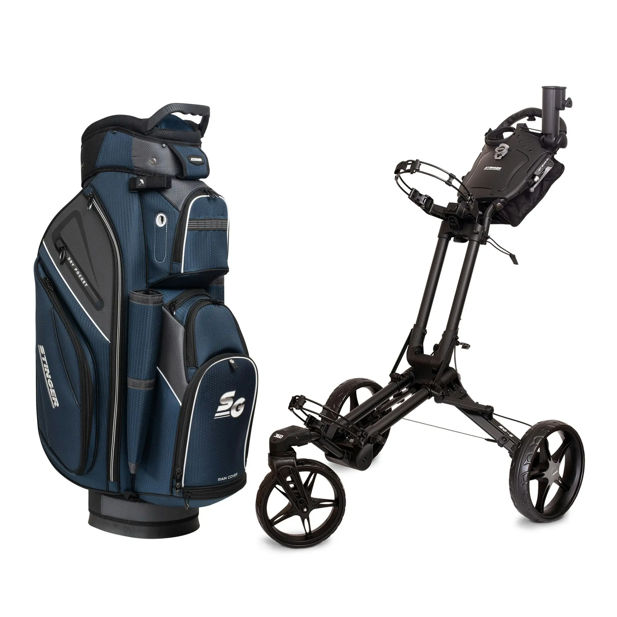 Stinger SG-6 Golf Buggy & Golf Bag Bundle