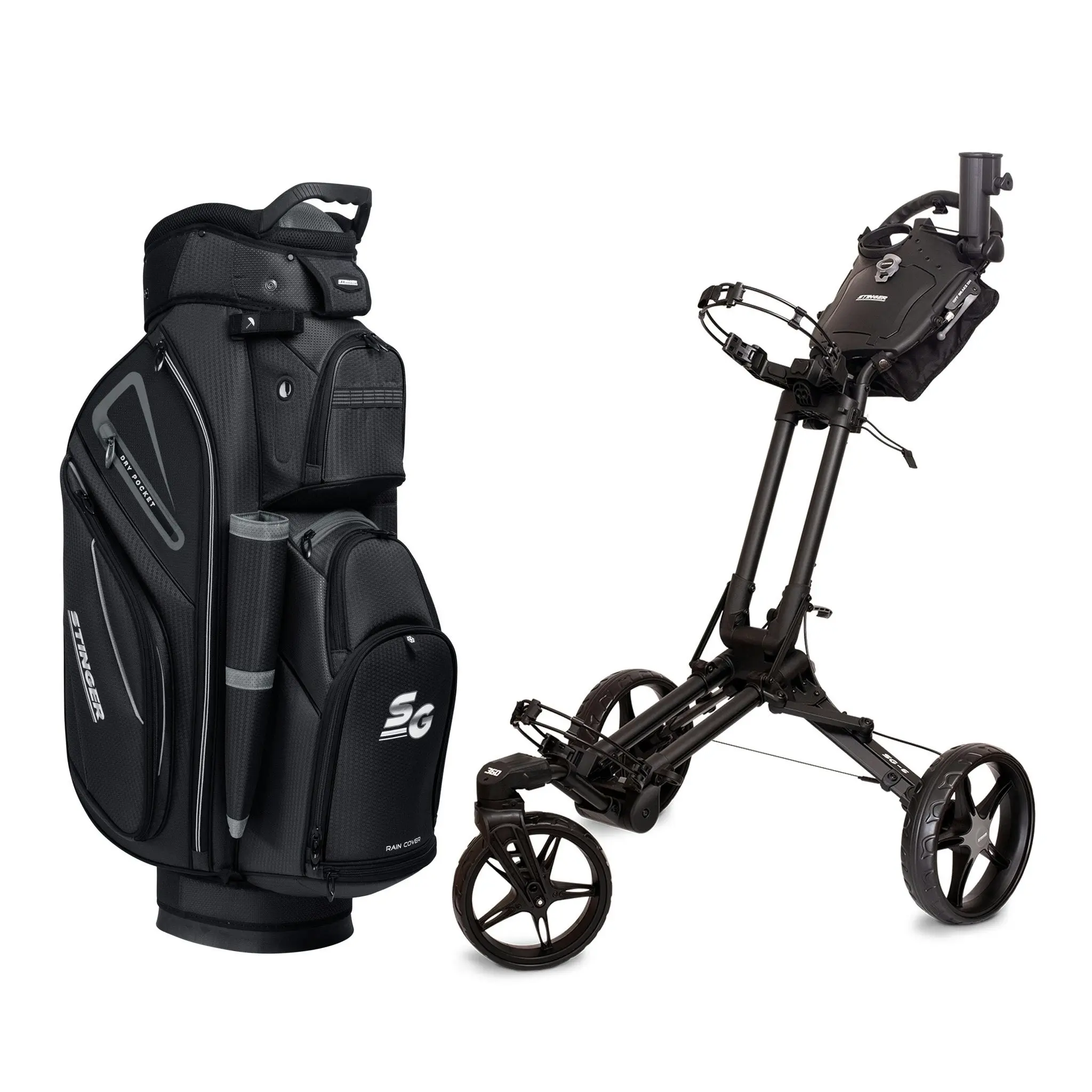 Stinger SG-6 Golf Buggy & Golf Bag Bundle