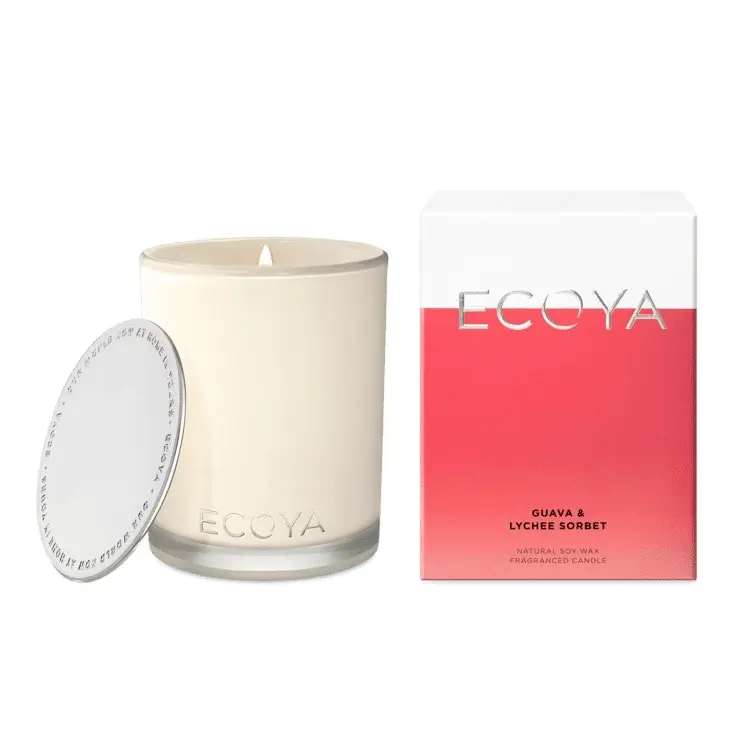 Ecoya Madison Jar 400g - Guava & Lychee