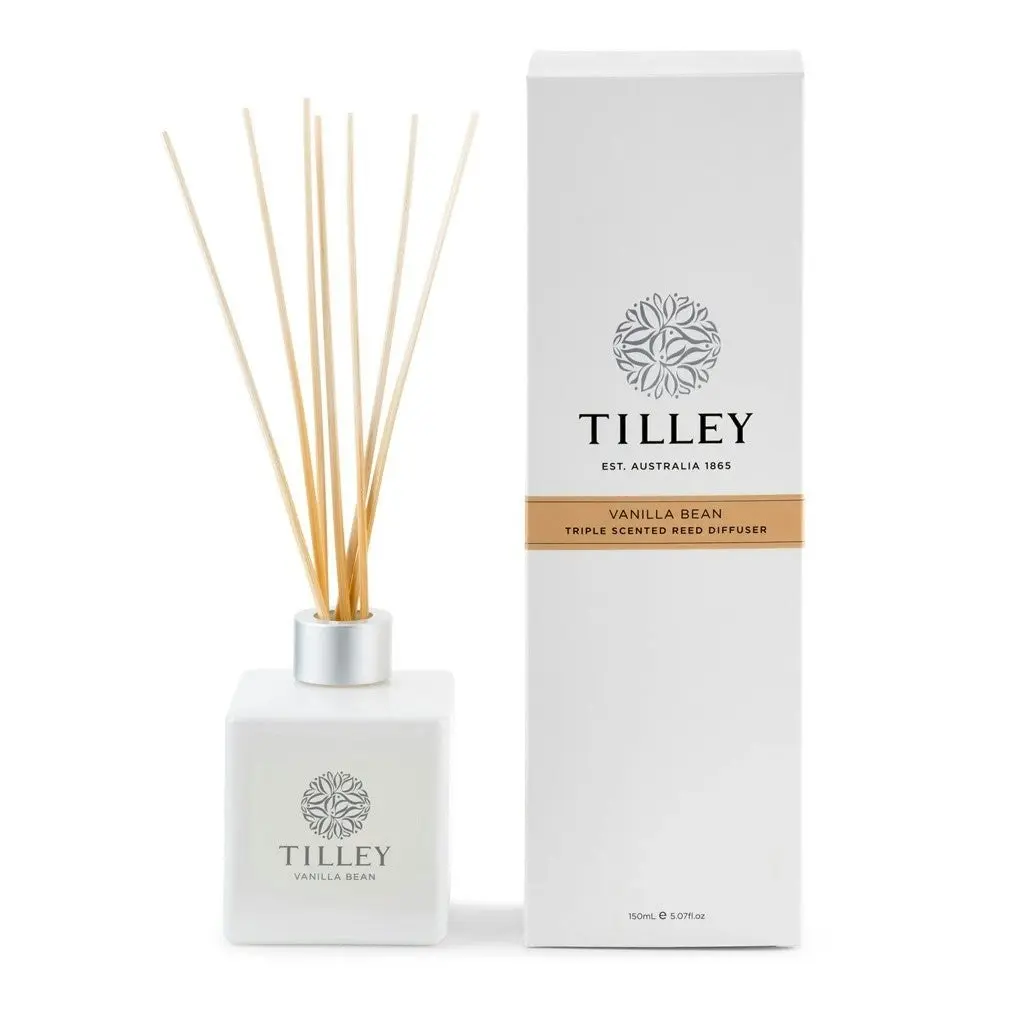 Tilley Classic White - Reed Diffuser 150 Ml - Vanilla Bean