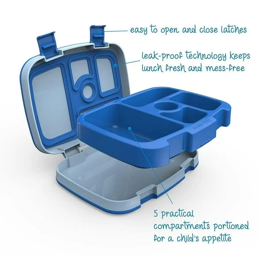 Bentgo Kid's Leak Proof Bento Lunch Box - Blue