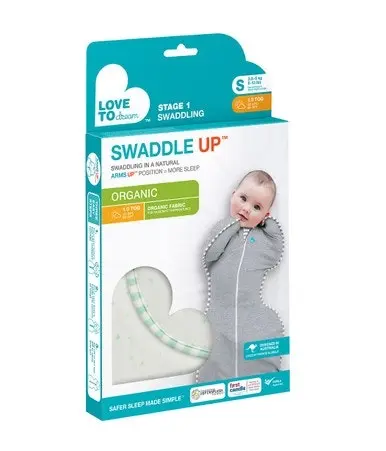 Love to Dream Swaddle UP Organic 1.0 Tog Mint S