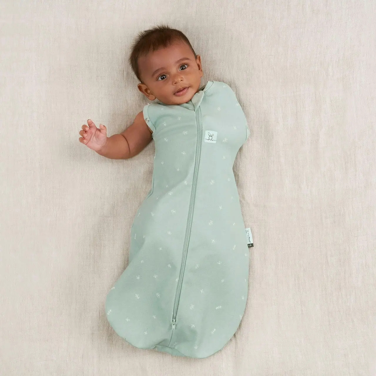 ergoPouch Cocoon Swaddle Bag Sage TOG 1.0 Size 6-12 Months