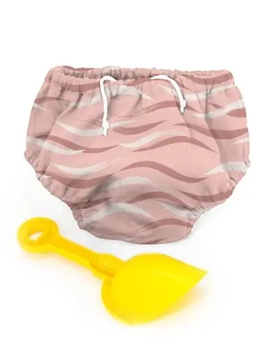 Pea Pods Swimming Nappies Peach Sunset Small