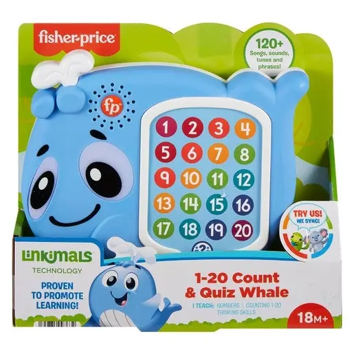 Fisher-Price: Linkimals (1-20 count) and Quiz Whale