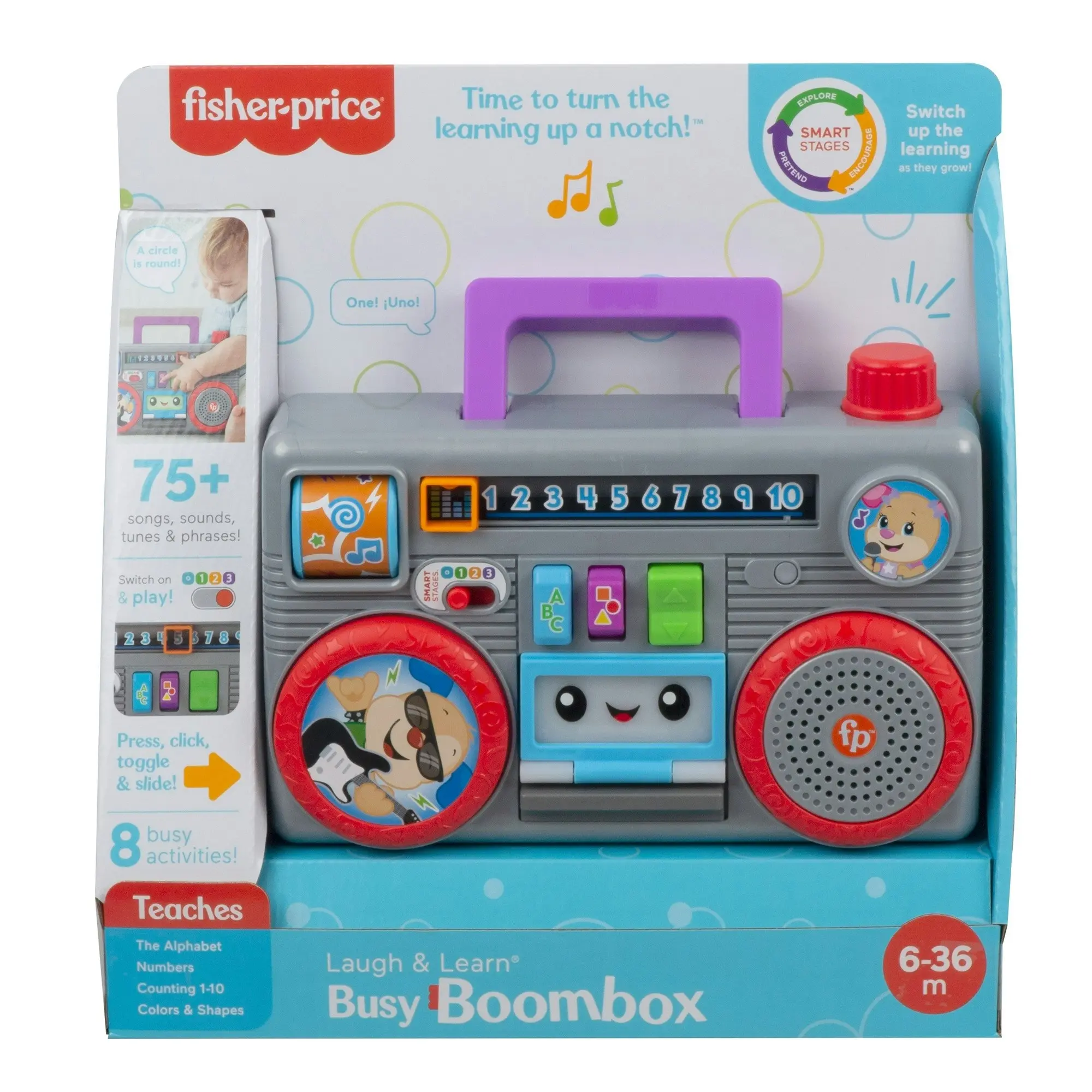 Fisher-Price Laugh & Learn Busy Boombox