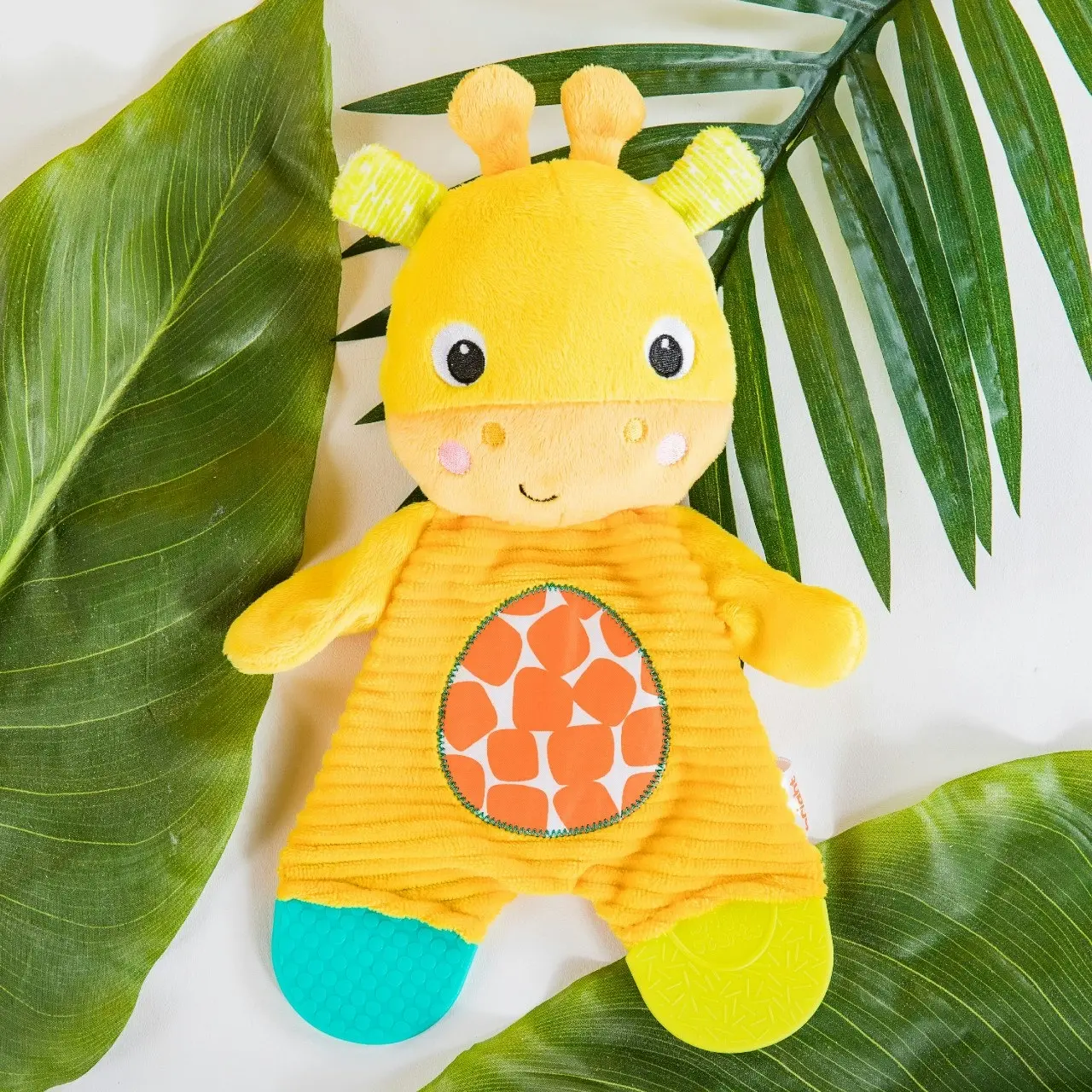 Bright Starts Snuggle and Teethe Plush Teether - Giraffe