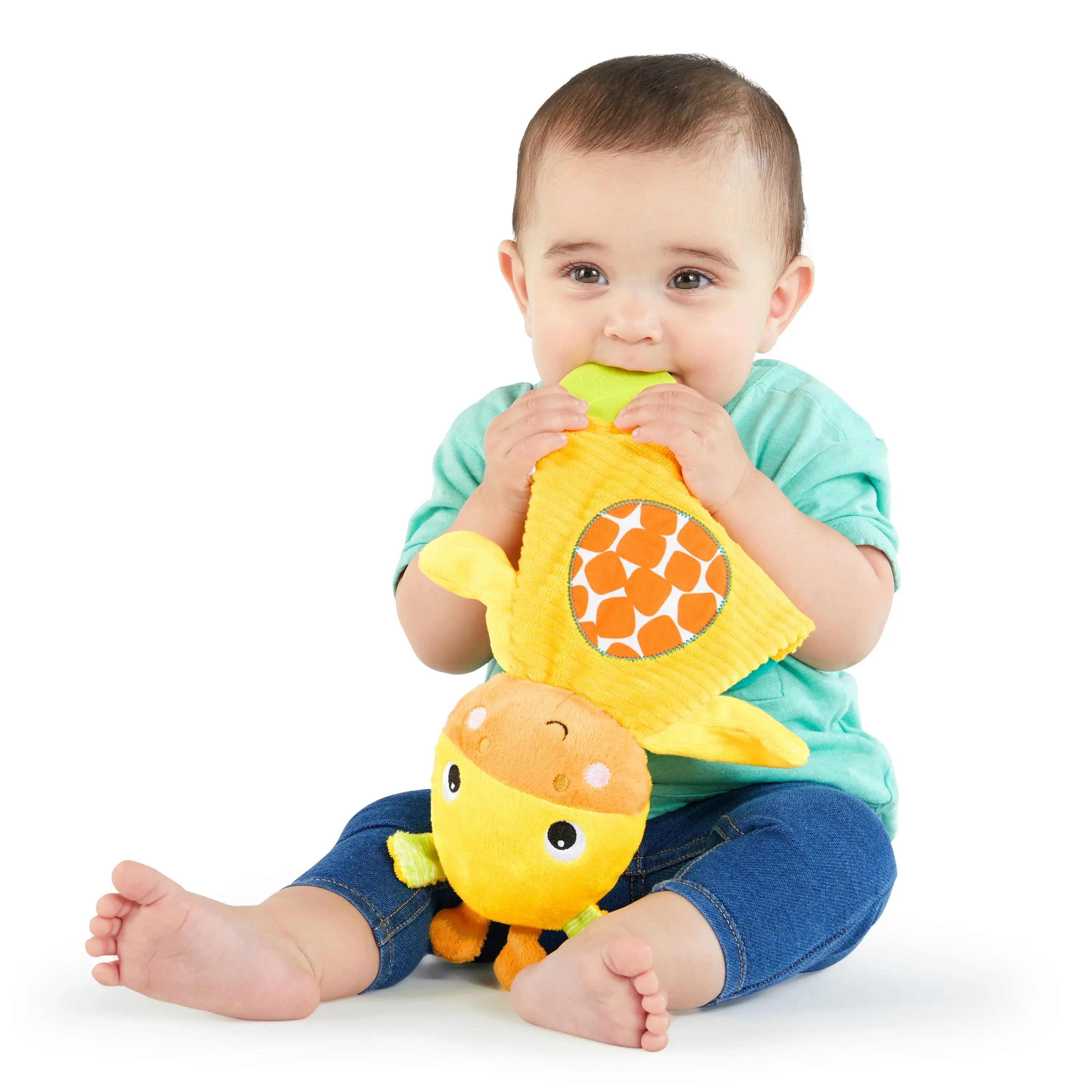 Bright Starts Snuggle and Teethe Plush Teether - Giraffe