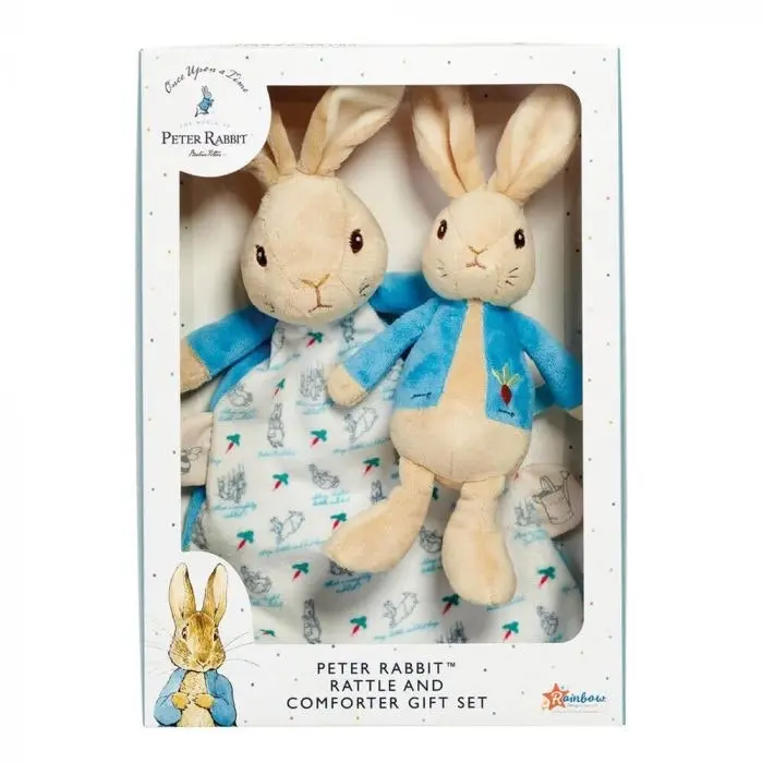 Peter Rabbit: Rattle & Comfort Blanket Gift Set