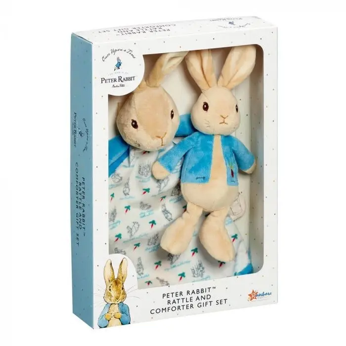 Peter Rabbit: Rattle & Comfort Blanket Gift Set