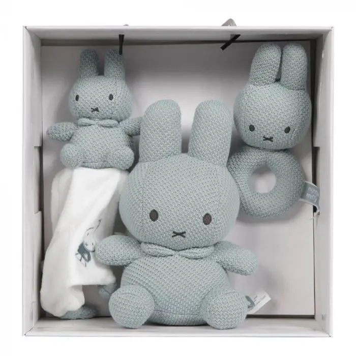 Miffy Green Knit: Baby Gift Set