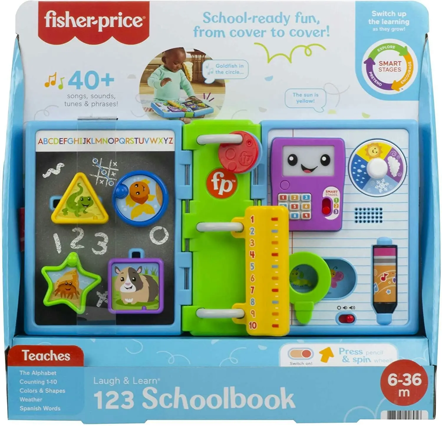 Fisher-Price Laugh & Learn 123 Schoolbook