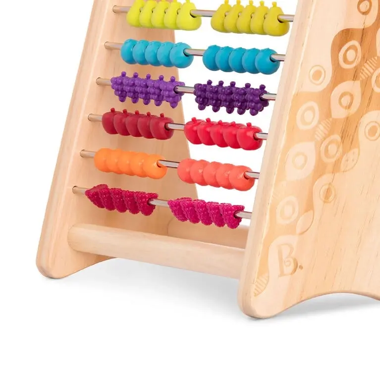 Wooden Abacus with fruits