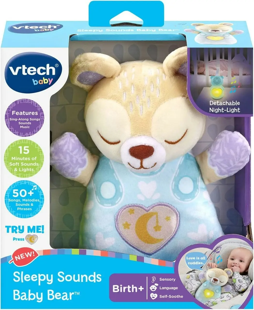 VTech Soothing Sounds Bear Blue