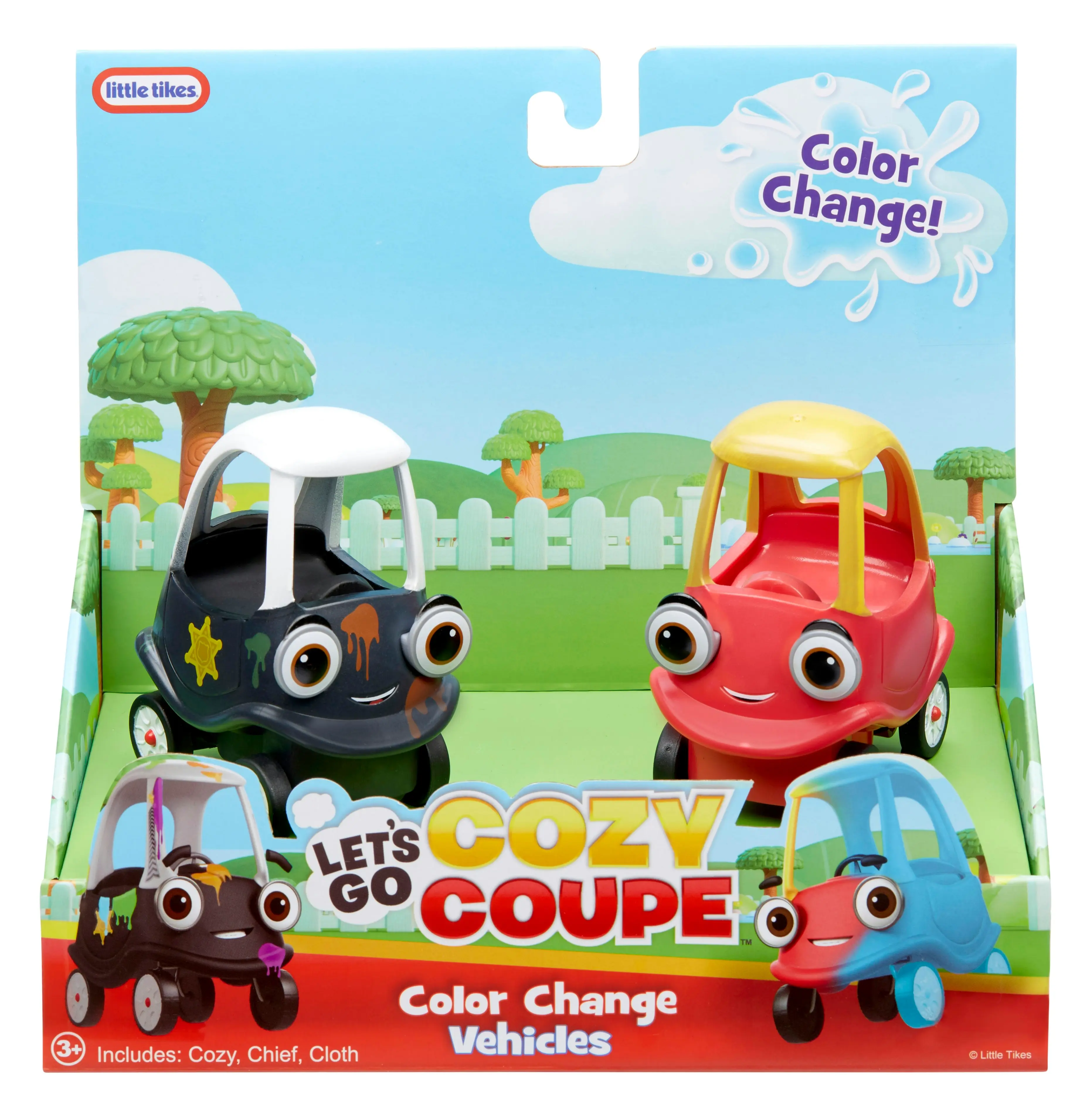 Little Tikes Let's Go Cosy Coup Mini Colour Change Vehicles - 2 Pack