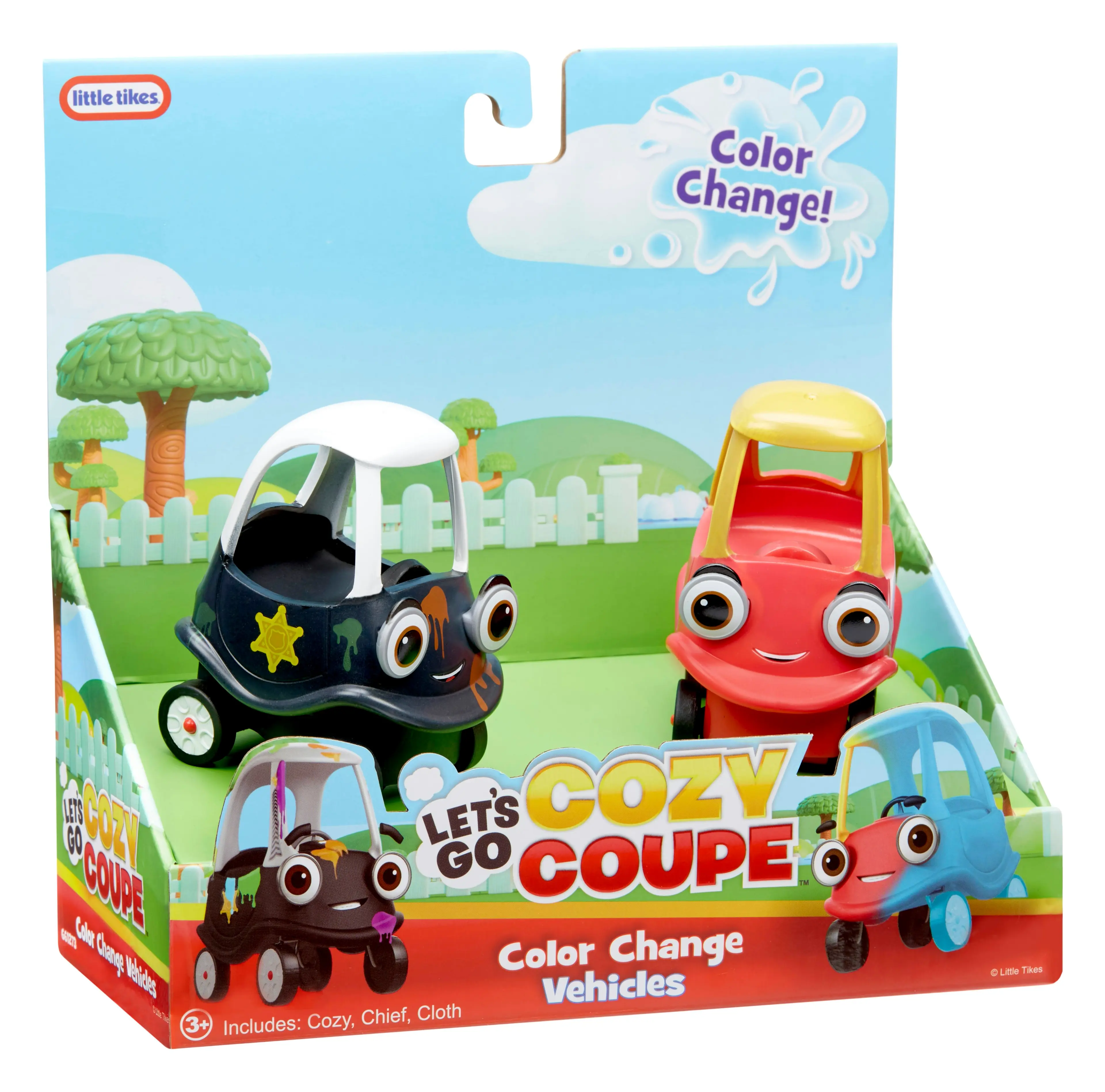 Little Tikes Let's Go Cosy Coup Mini Colour Change Vehicles - 2 Pack