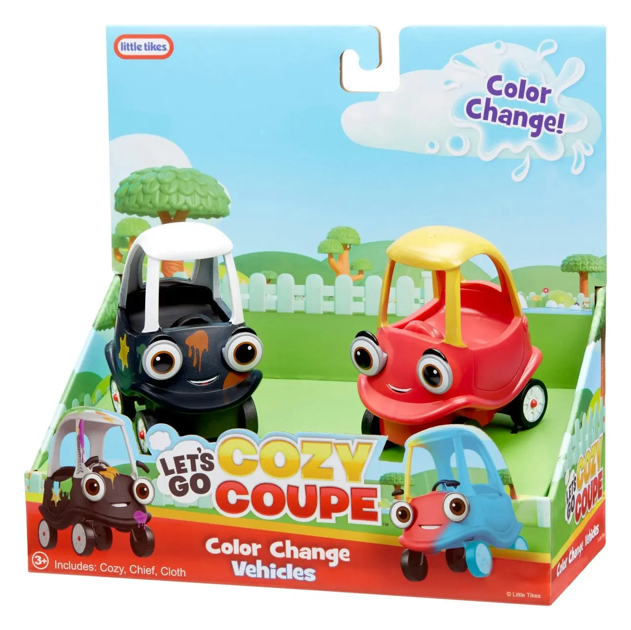 Little Tikes Let's Go Cosy Coup Mini Colour Change Vehicles - 2 Pack