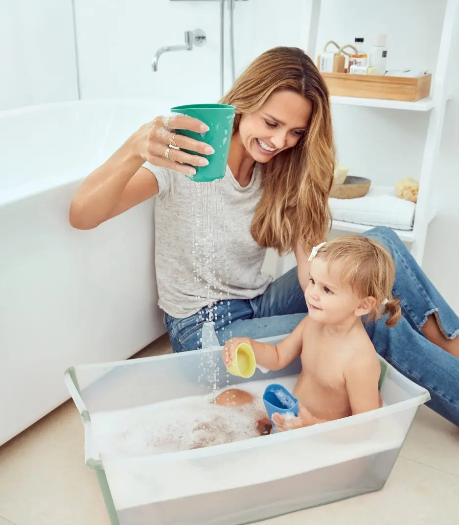 Stokke Flexi Bath V2 Transparent Blue