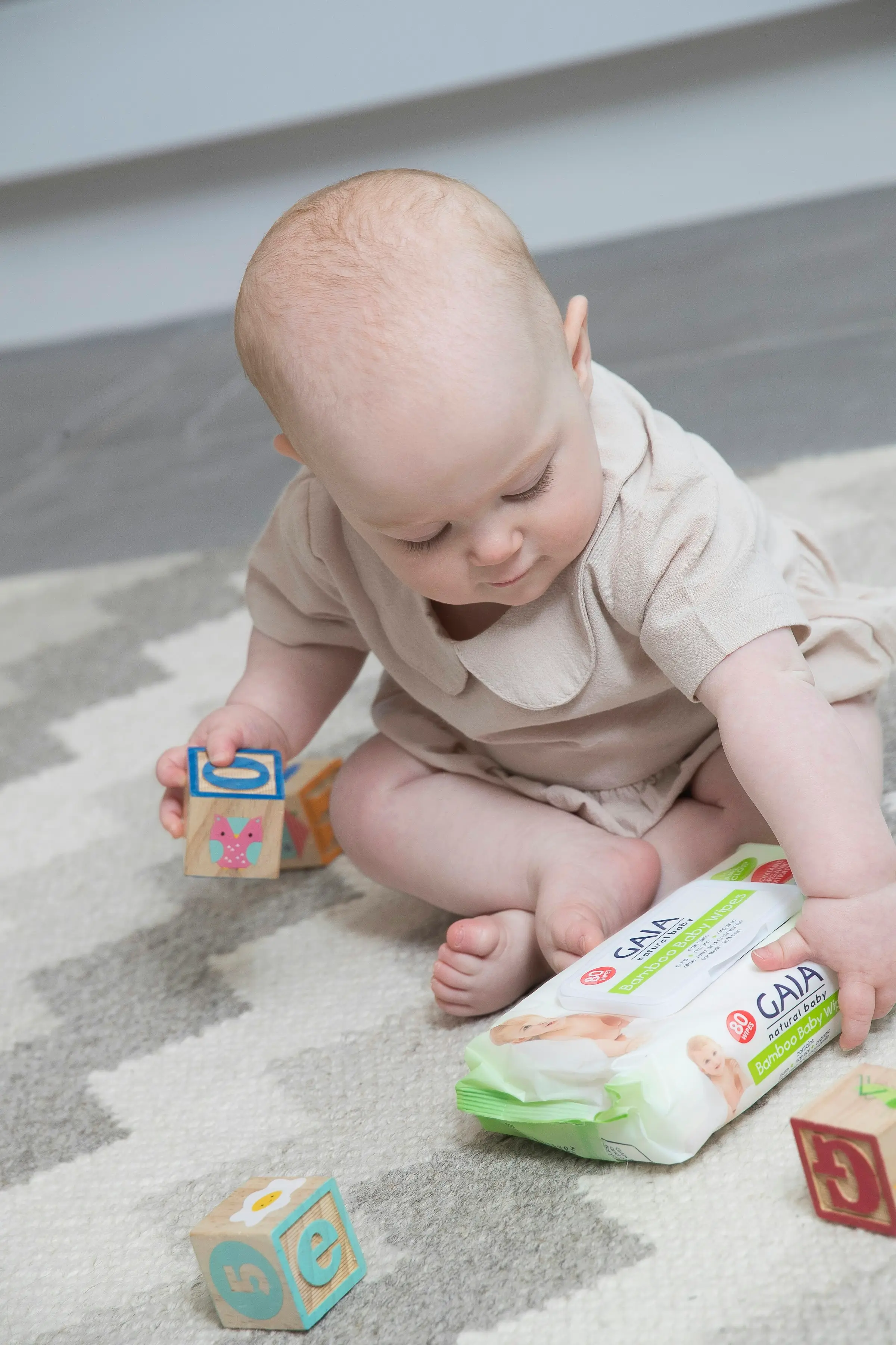 Gaia Bamboo Baby Wipes 80 Pack