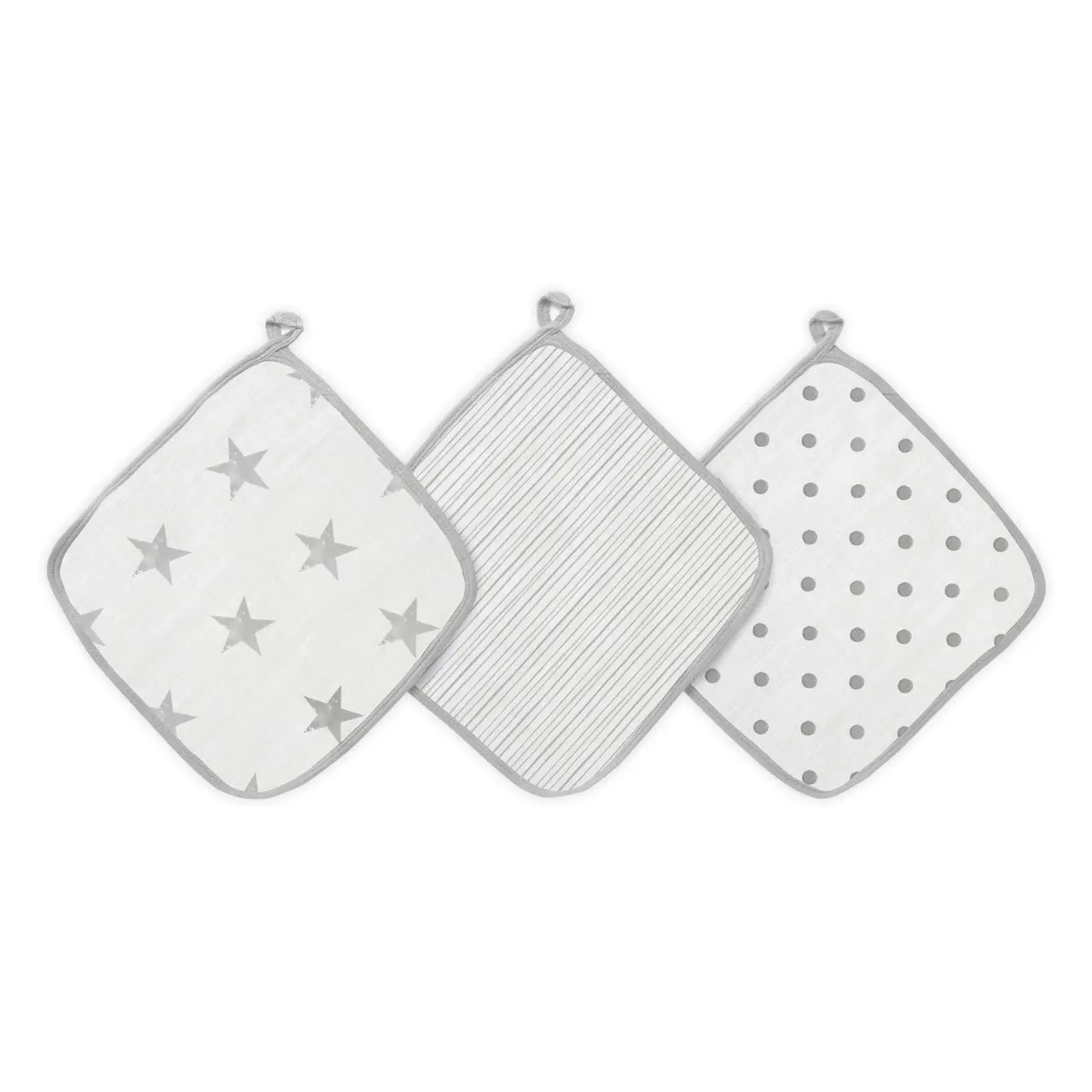 Aden Dusty 3-Pack Aden Washcloths